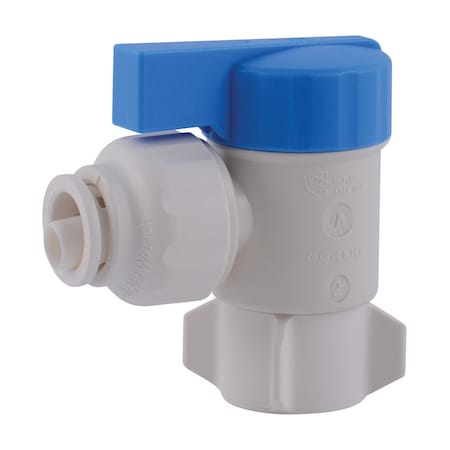 Sharkbite SharkBite Quick Connect 1/2 in. FPT X 1/2 in. FPT Plastic Angle Stop Valve 25671